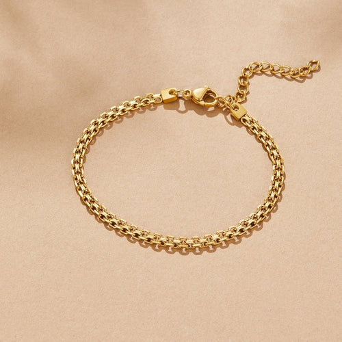 Pulseira em Corrente Dourada Capri