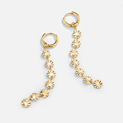 Brincos de Disco Ouro 18K Amari