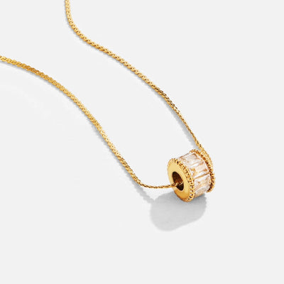 Colar Gigi Cristal Ouro 18K