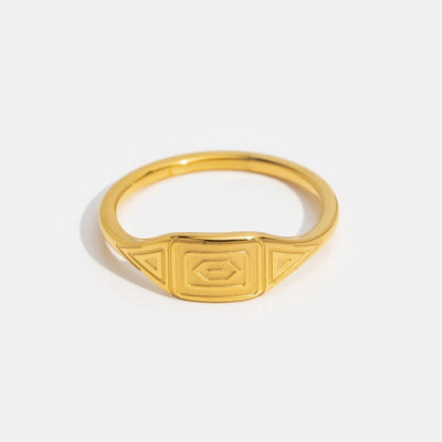 Anel Dourado Adaline