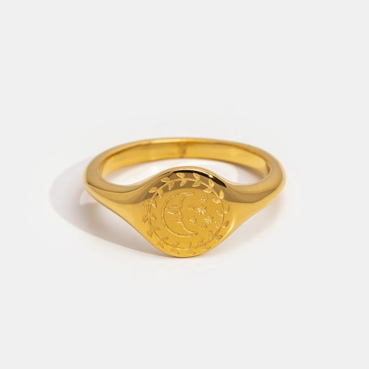 Anel Luna Dourado